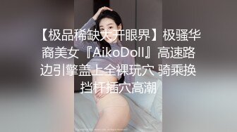 【极品稀缺大开眼界】极骚华裔美女『AikoDoll』高速路边引擎盖上全裸玩穴 骑乘换挡杆插穴高潮